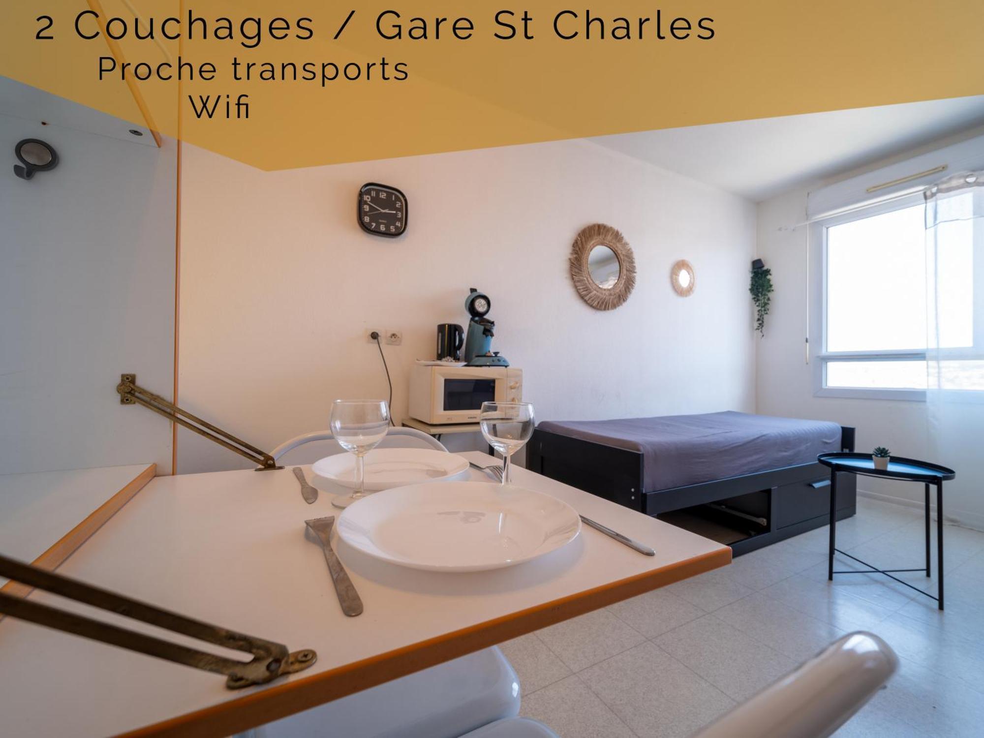 Fully Equipped Apartment St Charles Station Marsilya Dış mekan fotoğraf